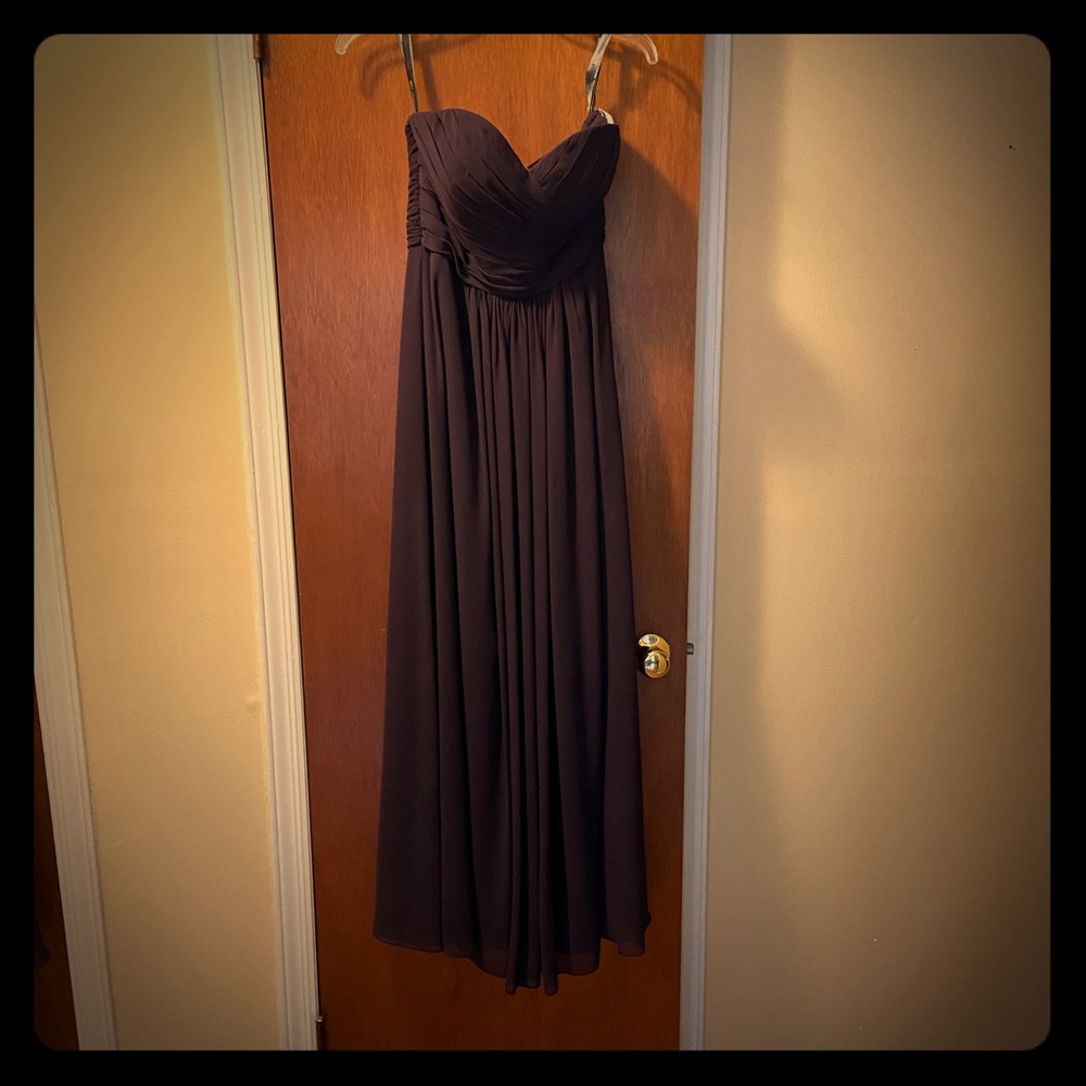 Plum gown